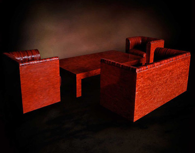 Red Coral Furniture Sofa