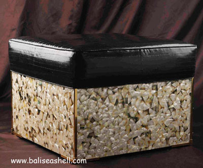 Black MOP Mix Art Pearl Sofa Furniture