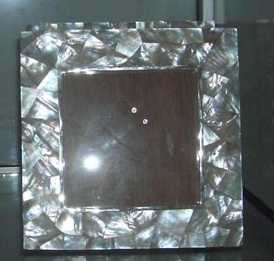 Frame White Mop with Silver