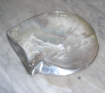 MOP Natural Shell Lamination Silver