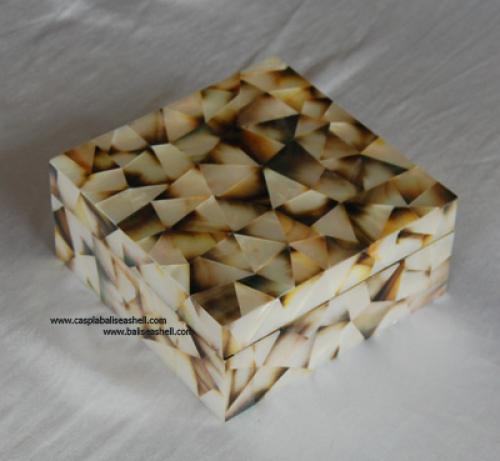 Paua Mosaic Oval Necklace
