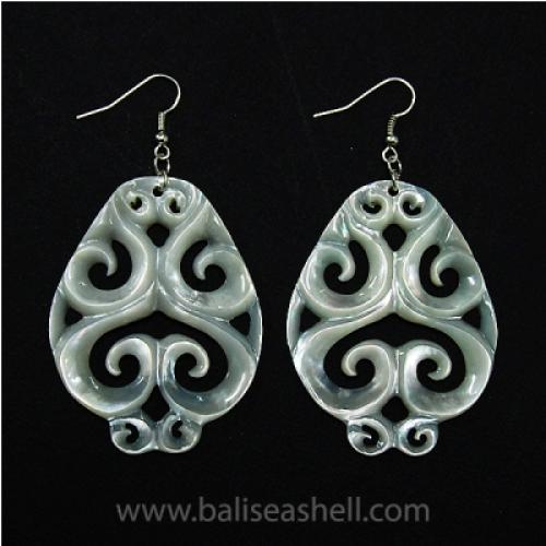 Plate MOP Shell Combination Silver Art