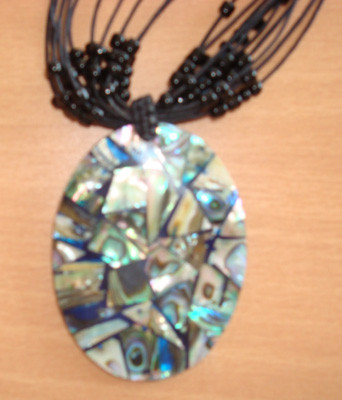 Paua Earring With Silver