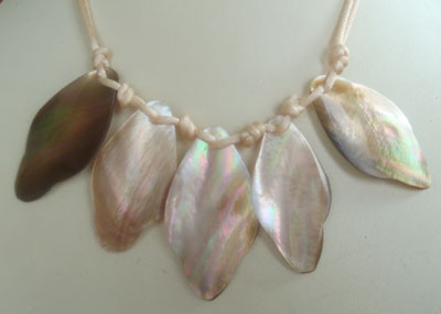 Paua Earring With Silver