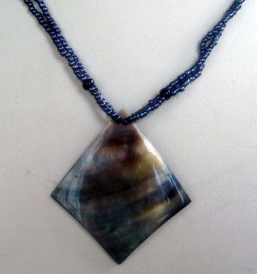 Necklace With Shell Coral